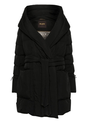 Moorer Osiride padded quilted coat - Black