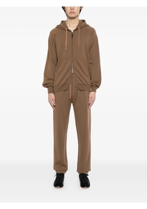TOM FORD knitted hoodie - Brown
