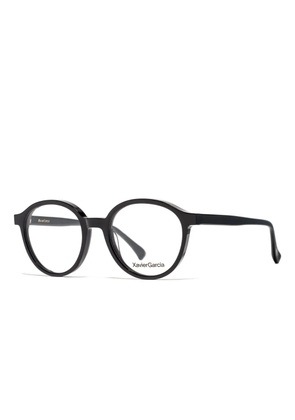 Xavier Garcia Design BK 201 round-frame glasses - Black