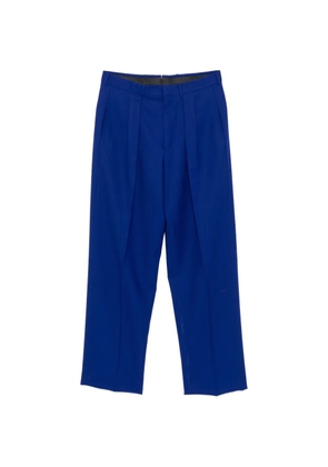 TOM FORD pleated twill trousers - Blue