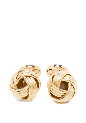 Giorgio Armani knot-detail cufflinks - Gold