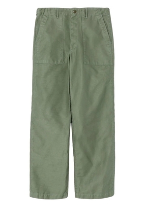 RE/DONE straight-leg utility trousers - Green