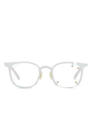 Masahiro Maruyama square-frame glasses - White