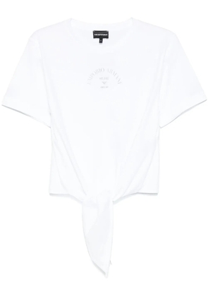Emporio Armani logo-print T-shirt - White
