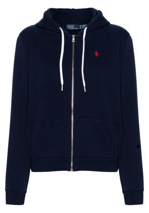 Polo Ralph Lauren Polo Pony-embroidered zip-up hoodie - Blue