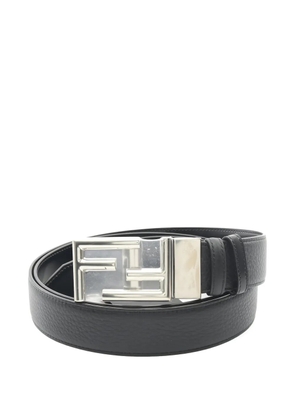 Fendi Pre-Owned 2020s logo-buckle belt - Black
