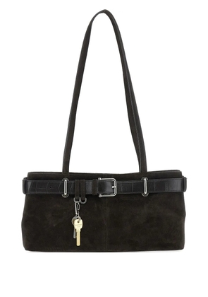 Osoi small Brocle suede belt shoulder bag - Brown
