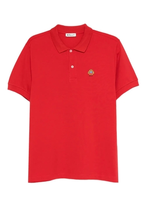 Bally logo-patch polo shirt - Red