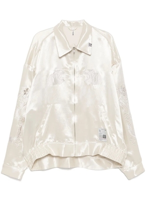 Maison MIHARA YASUHIRO embroidered jacket - White