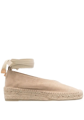 Castañer ankle-strap almond-toe espadrilles - Brown