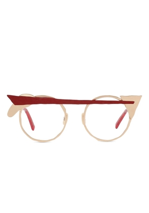 Masahiro Maruyama MM-0094 round-frame glasses - Gold