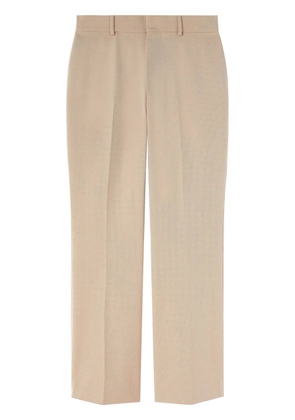 Palm Angels Retro Flare cotton trousers - Neutrals