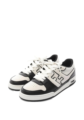 Fendi Pre-Owned 2020s Match leather sneakers - White