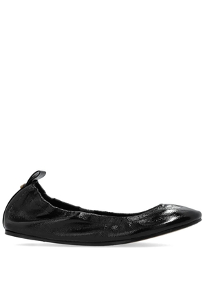 ISABEL MARANT Belna leather ballerina shoes - Black