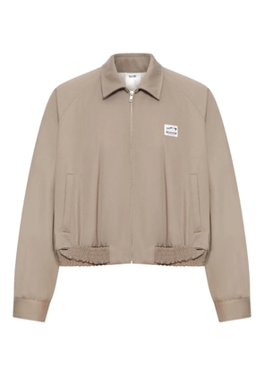 Magliano woven-elastic hem jacket - Brown