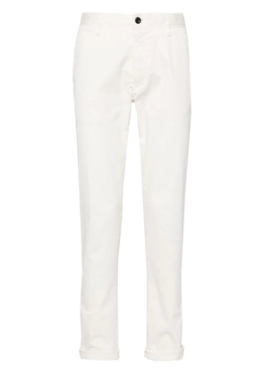 Incotex low-rise straight-leg trousers - White