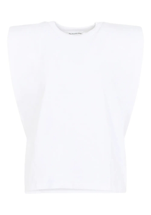 The Frankie Shop padded-shoulder T-shirt - White