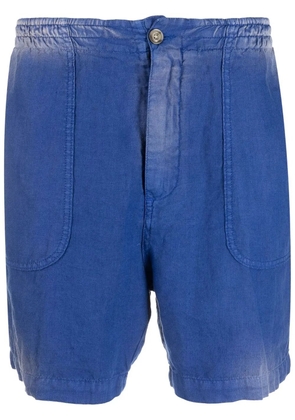 Altea straight-leg elasticated shorts - Blue