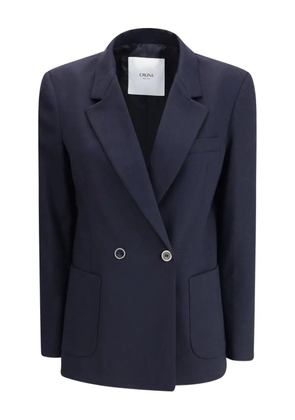Cruna double-breasted blazer - Blue