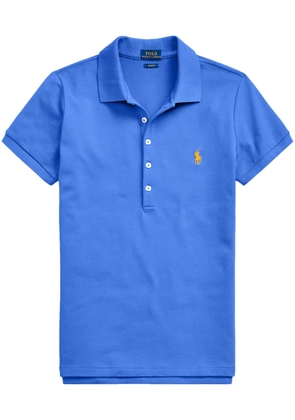 Polo Ralph Lauren Julie logo-embroidered polo shirt - Blue