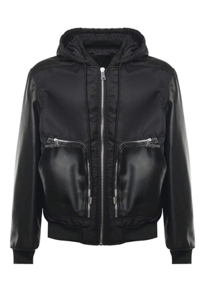 Giuliano Galiano zip drawstring jacket - Black