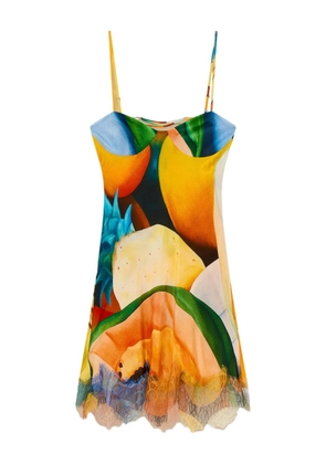 Donde Esteban Salpicon dress - Orange