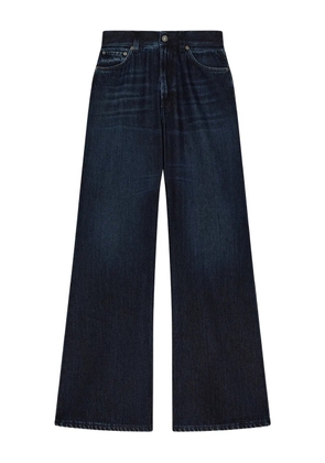 DONDUP high-waisted jeans - Blue