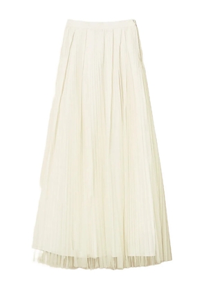 TWINSET plisse maxi skirt - Neutrals