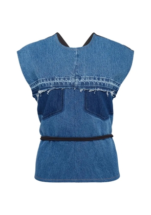 LITKOVSKA tie-waist top - Blue