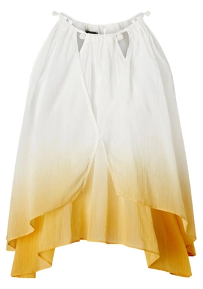 PINKO ombré blouse - White