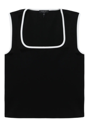 rag & bone square-neck sleeveless top - Black