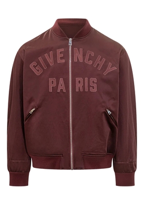 Givenchy Couture Seam embroidered logo bomber jacket