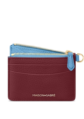 MAISON de SABRÉ zipped card holder - Brown