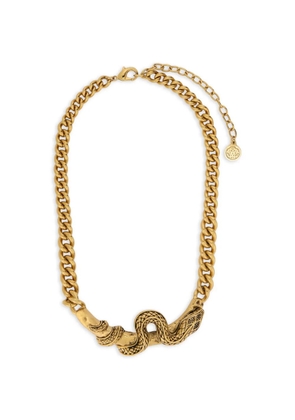Roberto Cavalli Serpentine chain necklace - Gold