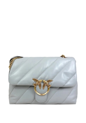 PINKO quilted chain-strap shoulder bag - Grey