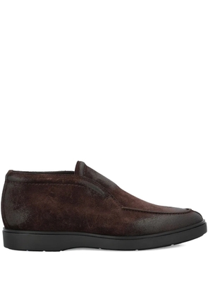 Tagliatore suede loafers - Brown