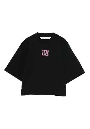 Palm Angels logo-detail t-shirt - Black
