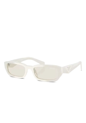 Prada Eyewear rectangle-frame sunglasses - White