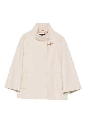 Fay toggle-fastening jacket - Neutrals