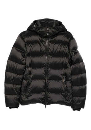 Moorer hooded quilted jacket - Black