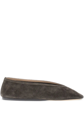 Le Monde Beryl pointed-toe suede flats - Neutrals