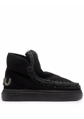 Mou Eskimo leather boots - Black