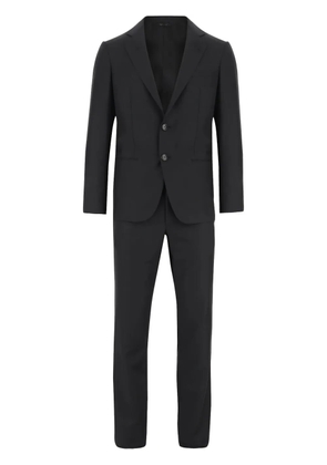 Giorgio Armani single-breasted suit - Black