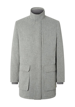 Corneliani flap-pocket wool jacket - Grey