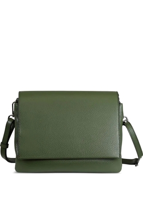 GIANNI CHIARINI leather flap crossbody bag - Green