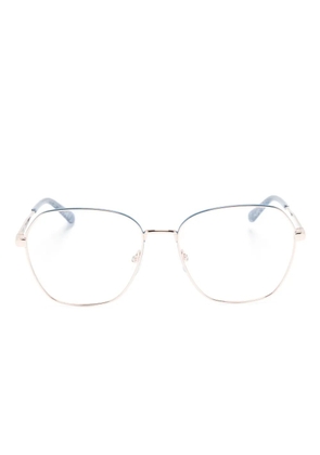 Chiara Ferragni square-frame glitter glasses - Gold