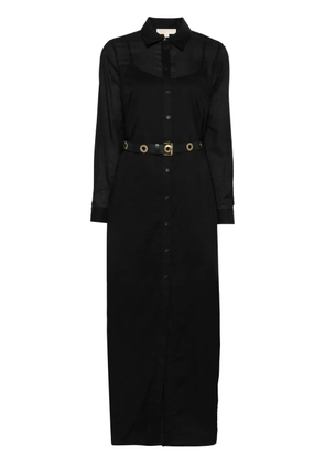 Michael Michael Kors shirt maxi dress - Black
