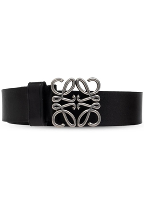 LOEWE Anagram logo-buckle belt - Black