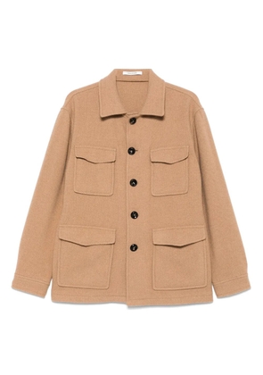 Tagliatore wool jacket - Brown