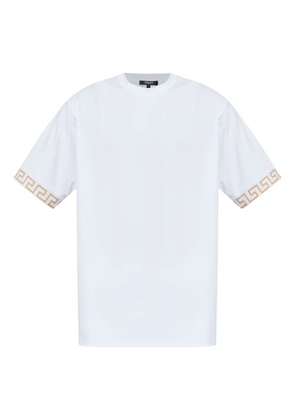 Versace embellished-cuffs T-shirt - White